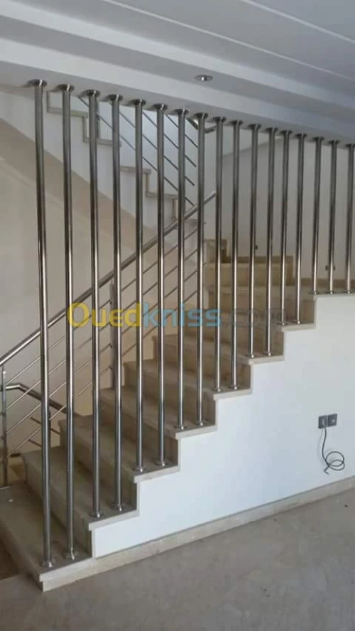 Rampe d'escaliers et Gardes-corps INOX