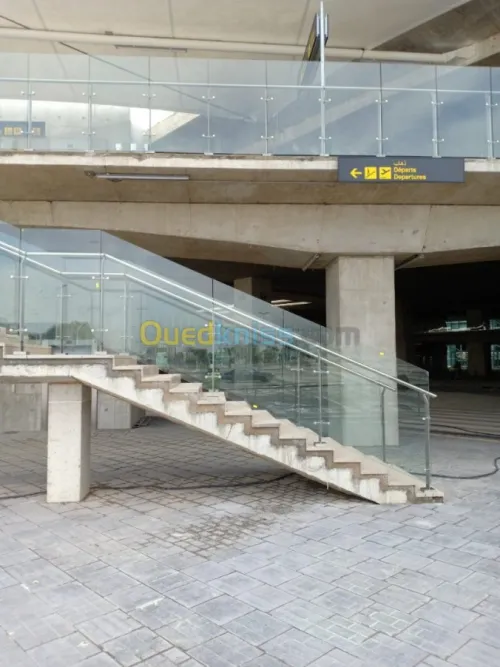 Rampe d'escaliers et Gardes-corps INOX