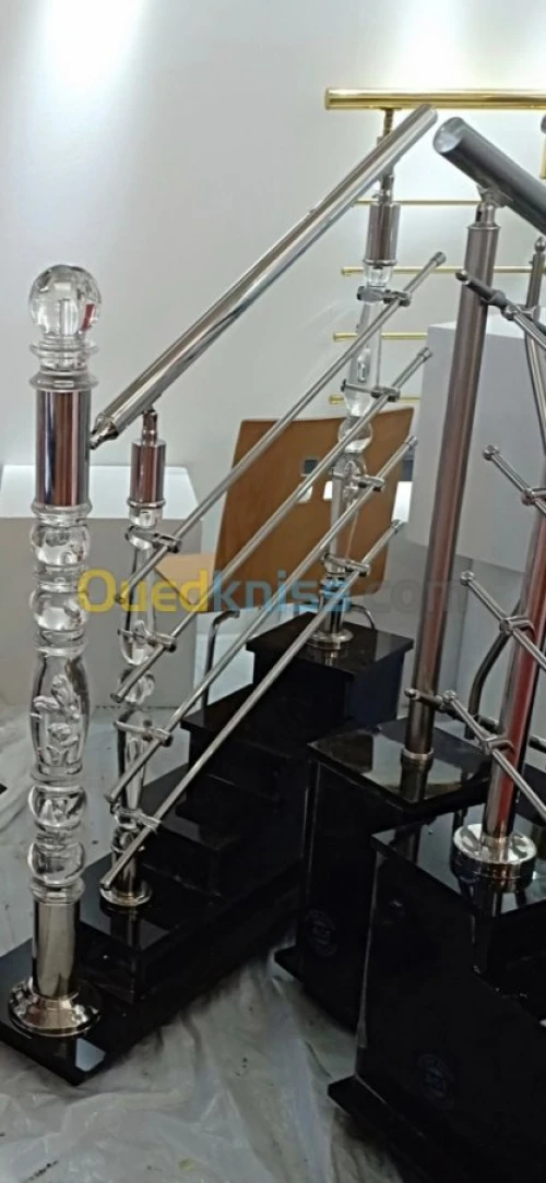 Rampe d'escaliers et Gardes-corps INOX