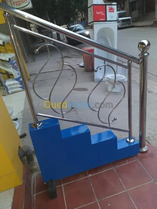 Rampe d'escaliers et Gardes-corps INOX