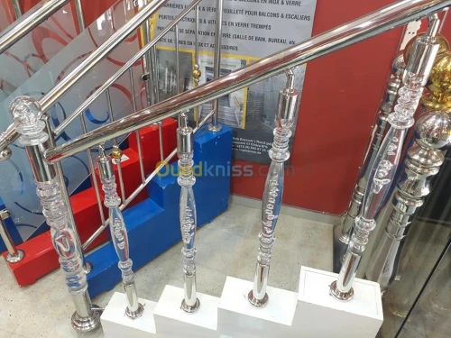 Rampe d'escaliers et Gardes-corps INOX