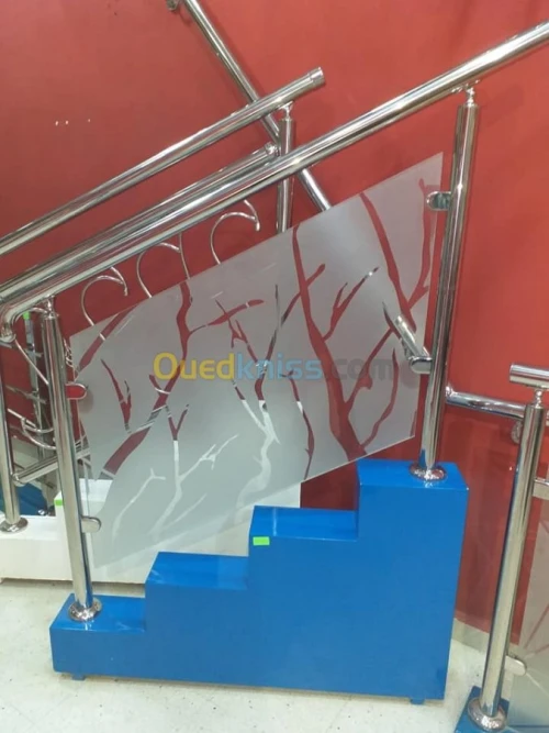 Rampe d'escaliers et Gardes-corps INOX