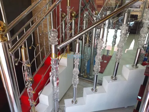 Rampe d'escaliers et Gardes-corps INOX
