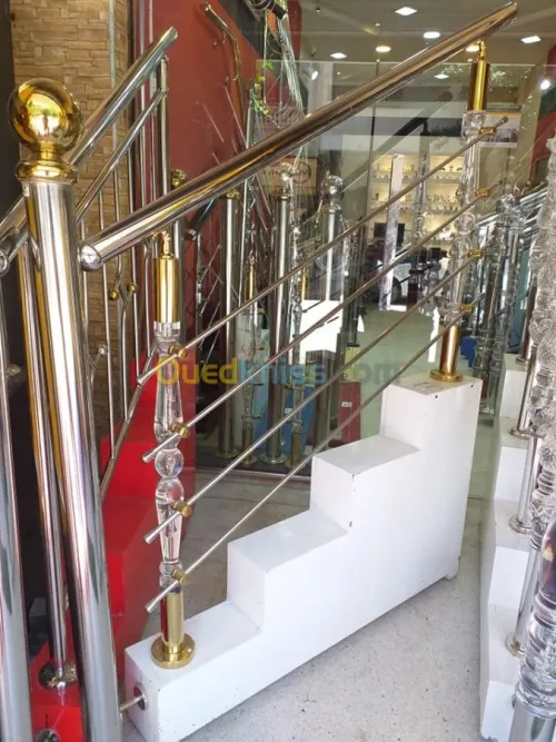 Rampe d'escaliers et Gardes-corps INOX