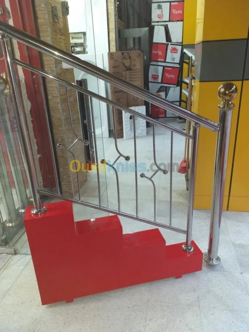 Rampe d'escaliers et Gardes-corps INOX