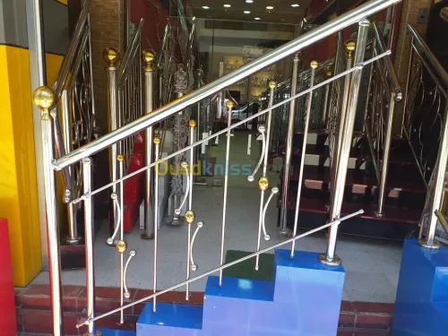 Rampe d'escaliers et Gardes-corps INOX