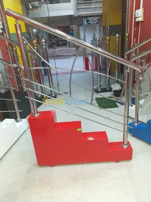 Rampe d'escaliers et Gardes-corps INOX
