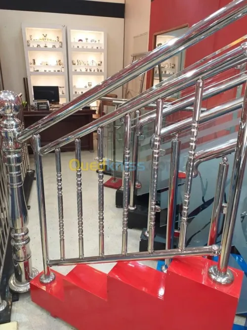 Rampe d'escaliers et Gardes-corps INOX