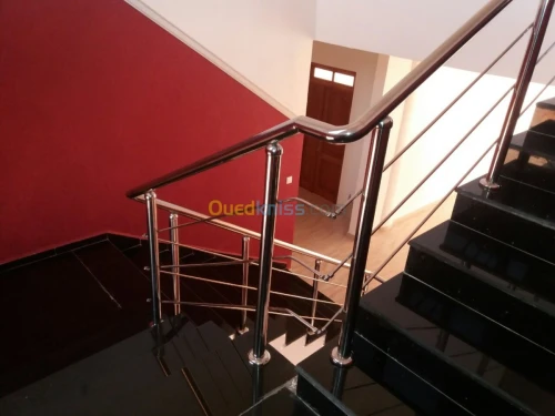 Rampe d'escaliers et Gardes-corps INOX