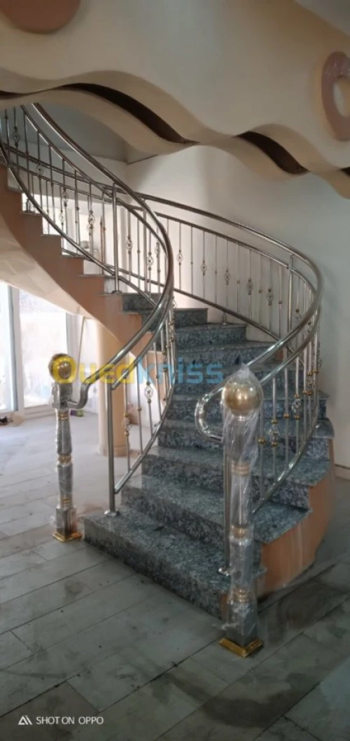 Rampe d'escaliers et Gardes-corps INOX