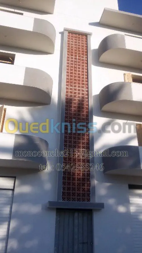 Revêtements de façades ,soles et mures