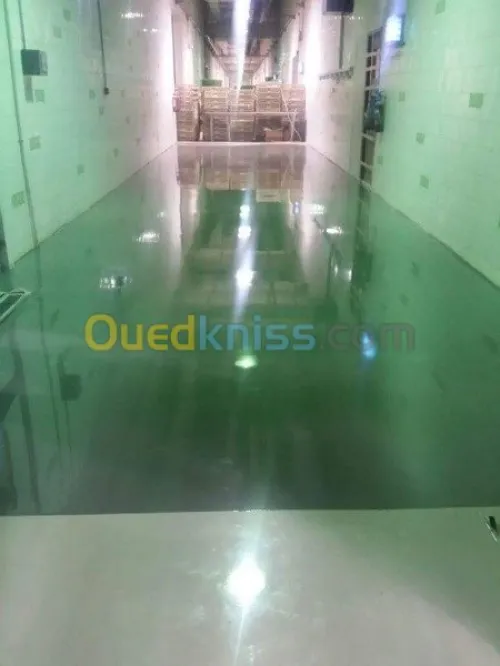 dallage industriel en résine epoxy