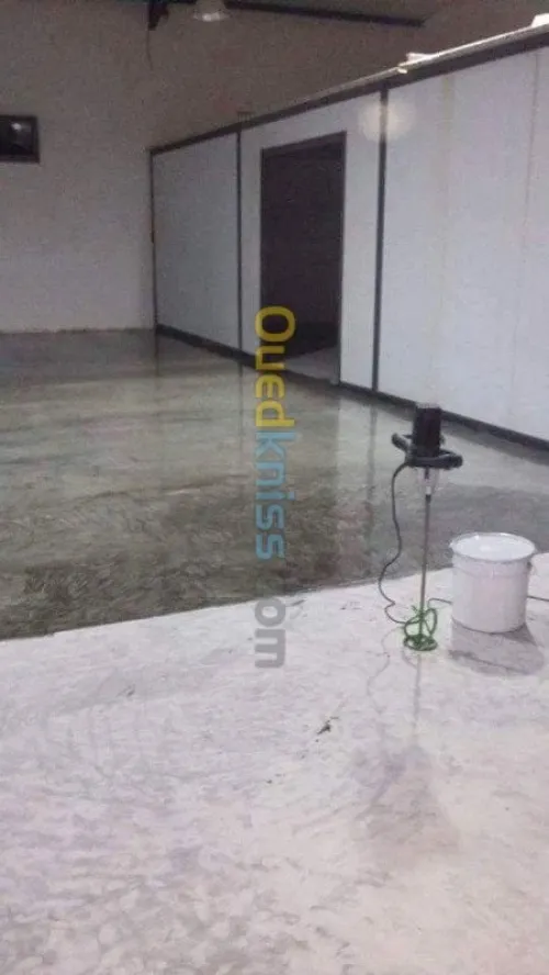 dallage industriel en résine epoxy