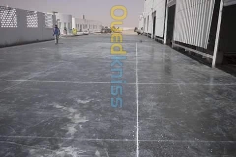 dallage industriel en résine epoxy