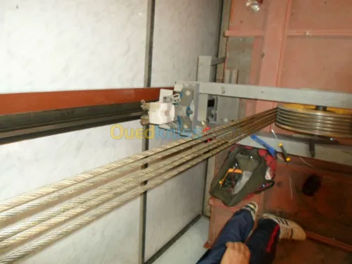 montage et maintenance des ascenseures