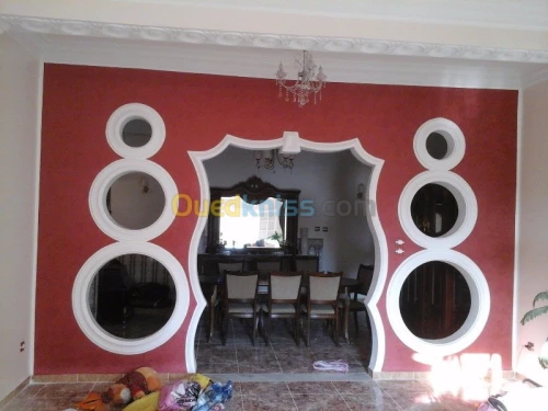 décoration en plâtre