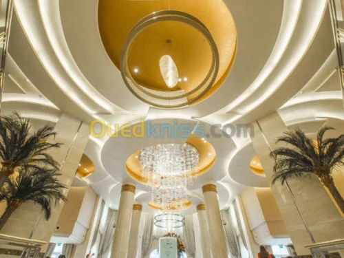 traveau de plâtre décoration