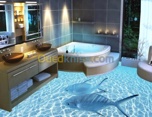 epoxy floor metalique & 3d 