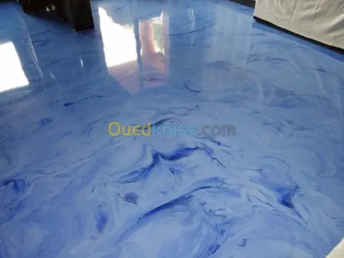 epoxy floor metalique & 3d 