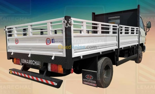 Fabrication de Plateaux sur TIRSAM, SHACMAN, HOWO, HYUNDAI, KIA...