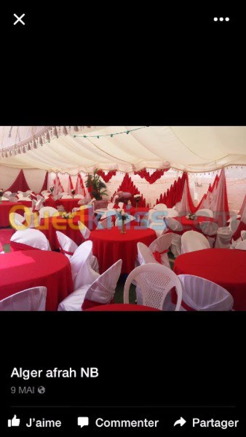 Location matériels pour fêtes 