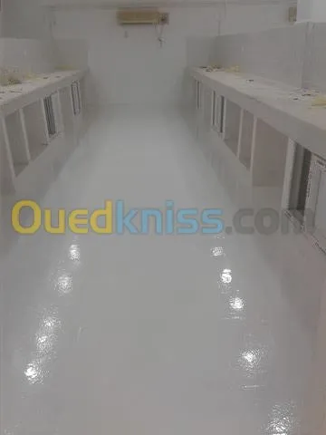 Revêtement de sol résine epoxy et PUR