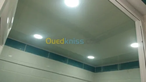  fou plafond pvc et placo platre