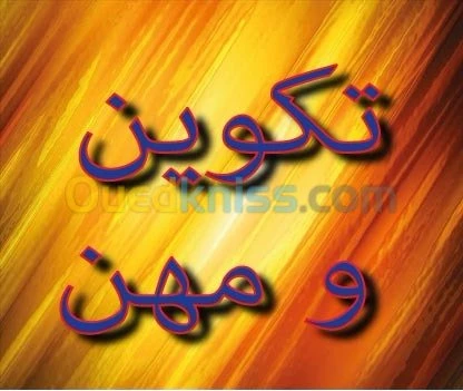 تكوين و مهن