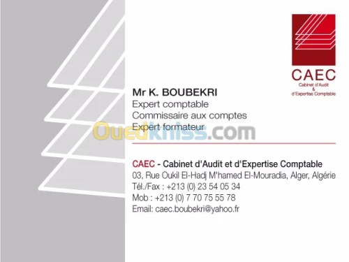 Comptabilité & commissariat 