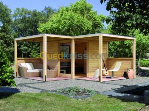 cabanes, abris de jardin et niches