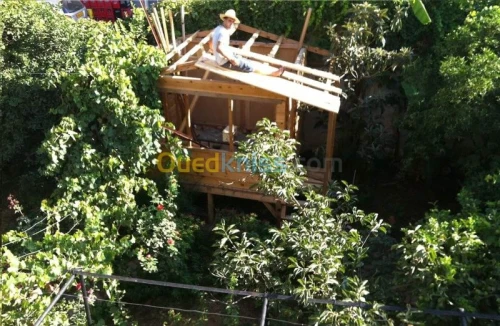 cabanes, abris de jardin et niches