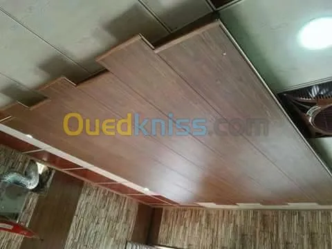 foux plafound ba13 bvc  mdf  parqut