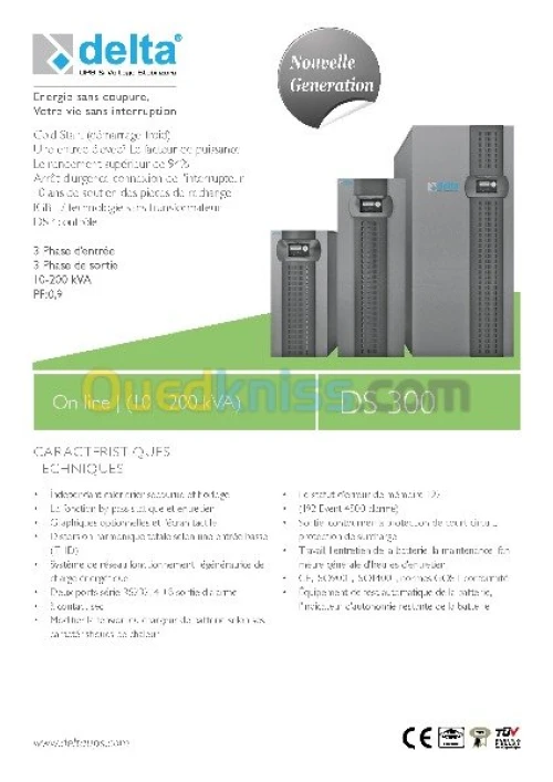 ONDULEUR ON LINE TRIPHASE 20KVA