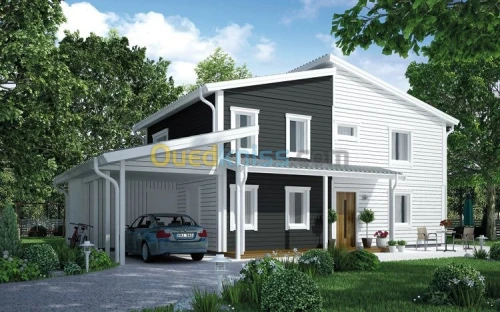 fabrication de chalet en bois