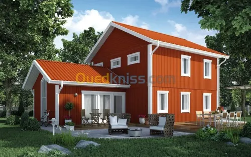 fabrication de chalet en bois