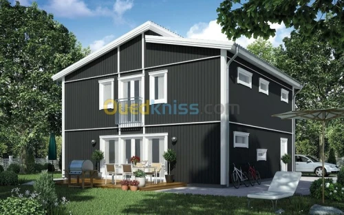 fabrication de chalet en bois