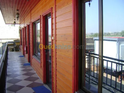 fabrication de chalet en bois