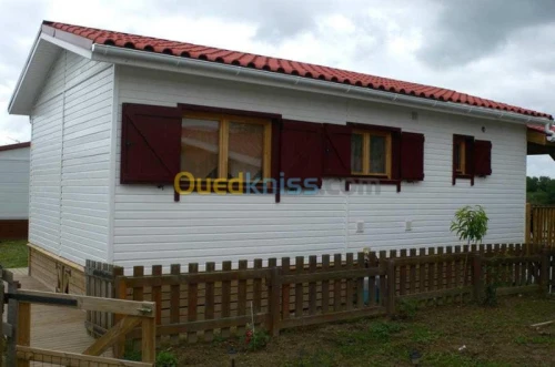 fabrication de chalet en bois