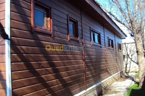 fabrication de chalet en bois