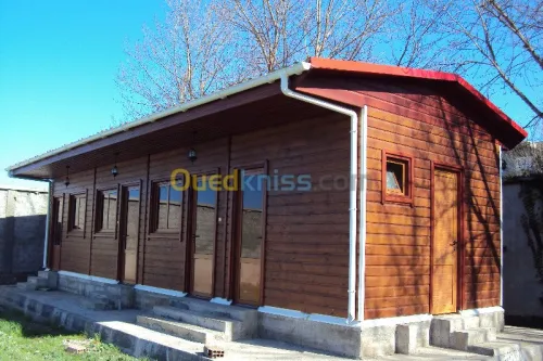 fabrication de chalet en bois