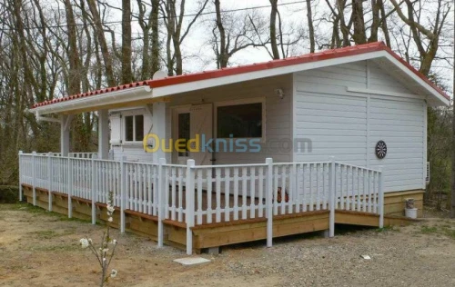 fabrication de chalet en bois