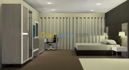 Equippement chambre d'hotel