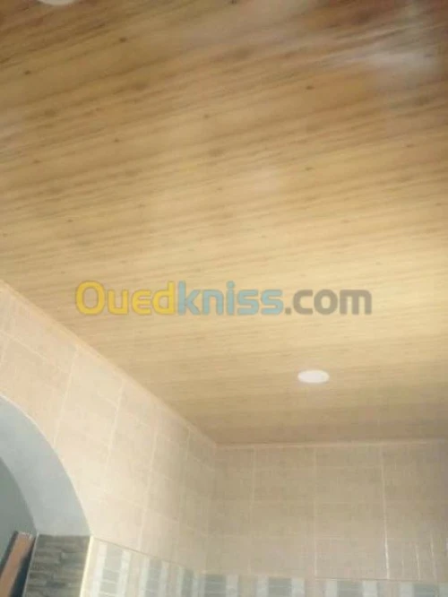 pvc . placo plat. font plafond....,