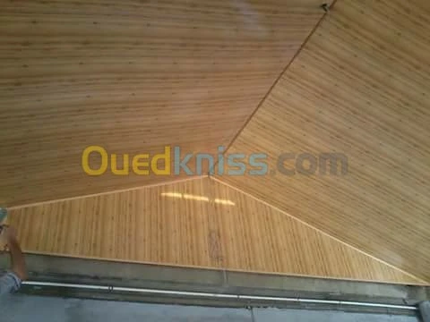 pvc . placo plat. font plafond....,