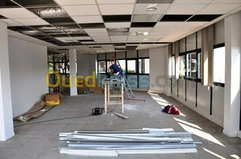pvc . placo plat. font plafond....,