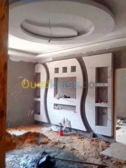 pvc . placo plat. font plafond....,
