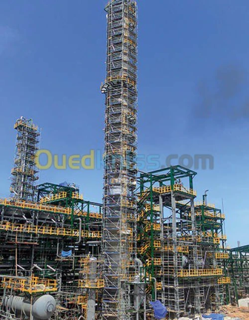 Multidirectional scaffolding rental
