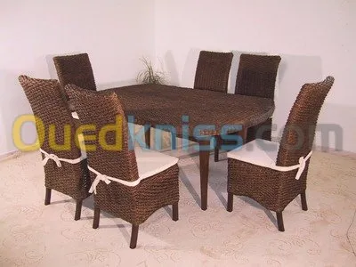 fabrication des meubles bois et rotin 