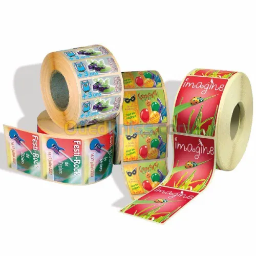 flexographic Impression etiquette