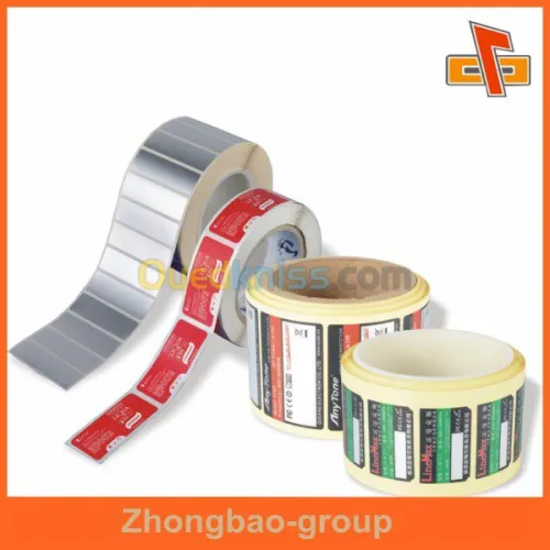flexographic Impression etiquette